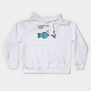 Something Seems Fishy Fish Kids Hoodie